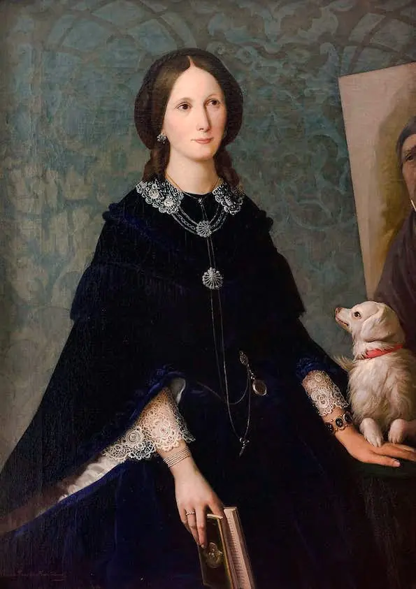Self-portrait, by Louisa Grace Bartolini