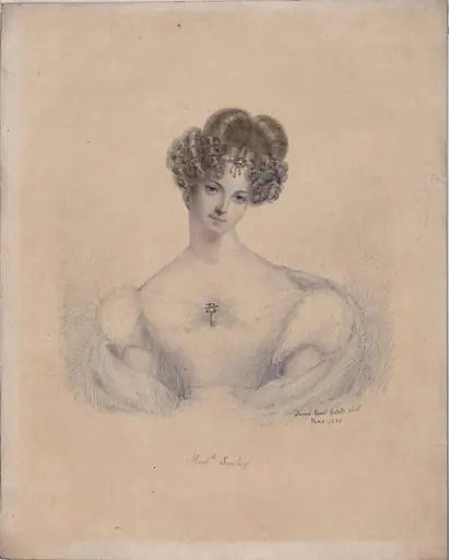 Portrait of Mademoiselle Sontag, by Louisa Stuart Costello