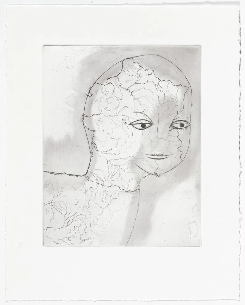 Untitled, by Louise Bourgeois, ink, 2010