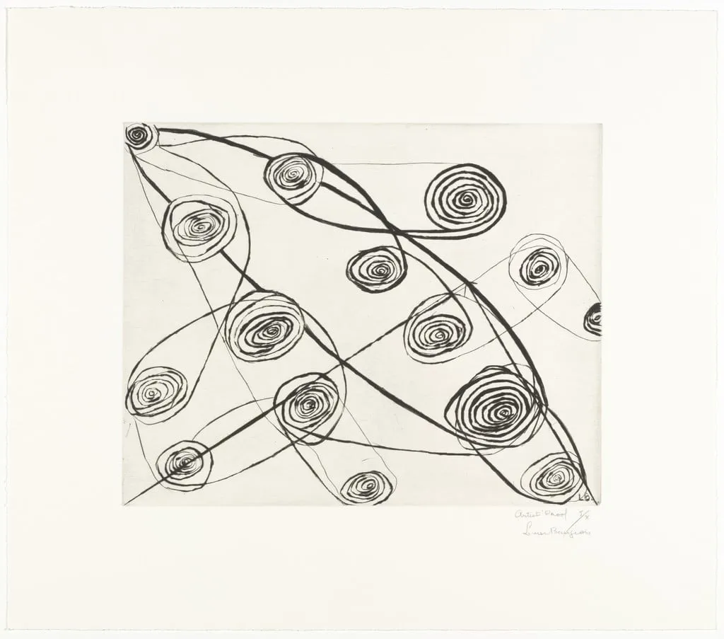 Untitled, by Louise Bourgeois, ink, 1991