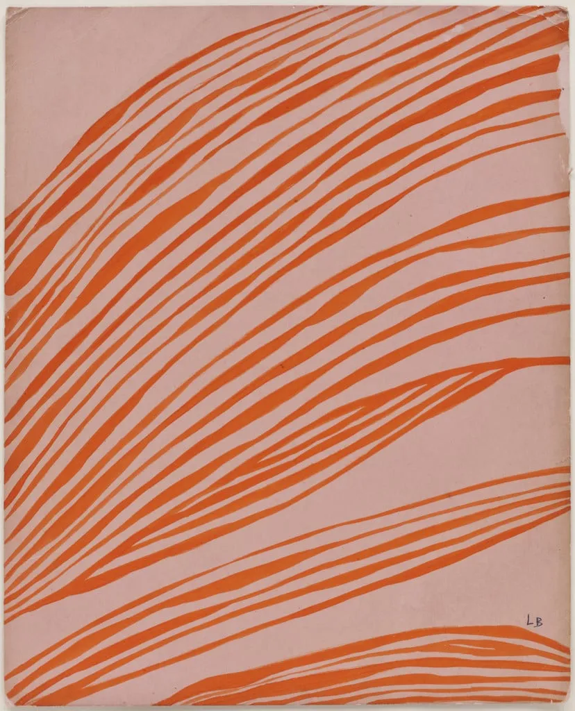 Untitled, by Louise Bourgeois, gouache, 1965