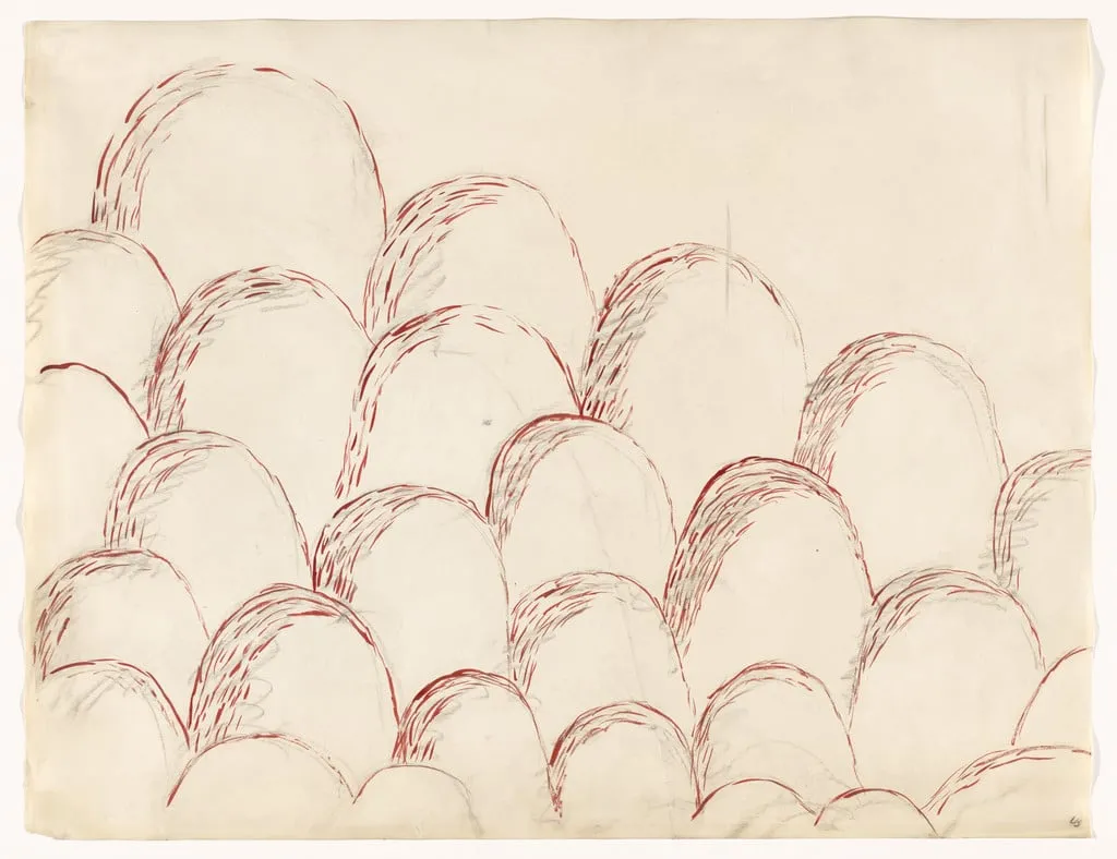 Untitled, by Louise Bourgeois, watercolor, 1970