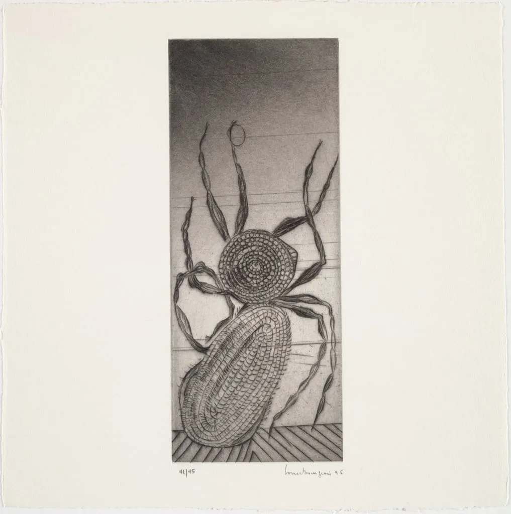 Untitled, by Louise Bourgeois, ink, 1995