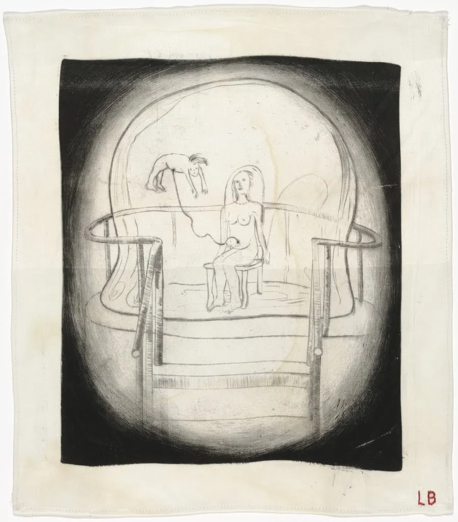 Untitled, by Louise Bourgeois, ink, 2000