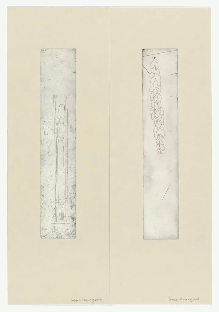 Untitled, by Louise Bourgeois, ink, 2003