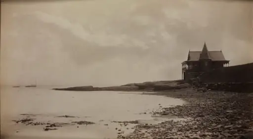 Edwin Booth's Boat House, Near Newport, August 6, 1884, by Louise Deshong Woodbridge