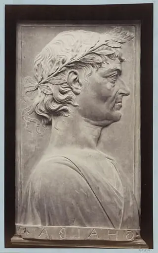 Bas-relief Bust of the Emperor Galba, by Louise Laffon
