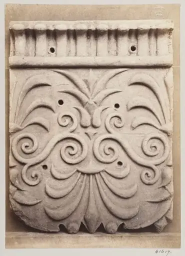 Bas-relief portion of a frieze in terra cotta, by Louise Laffon