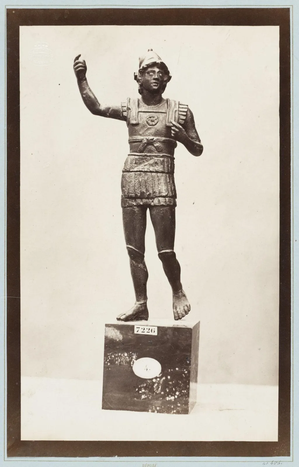 Bronze statuette, by Louise Laffon, photographic, 1864