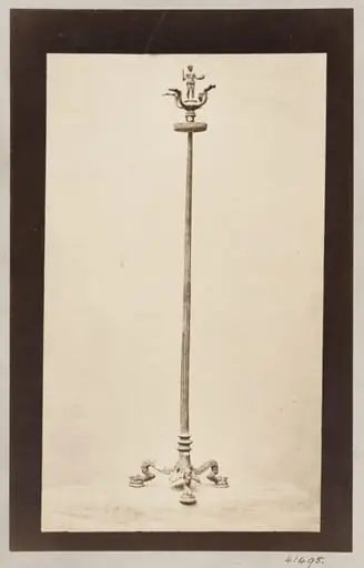 Etruscan Bronze Candlestick, by Louise Laffon