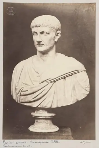 Marble bust of Germanicus, son of Drusus, by Louise Laffon