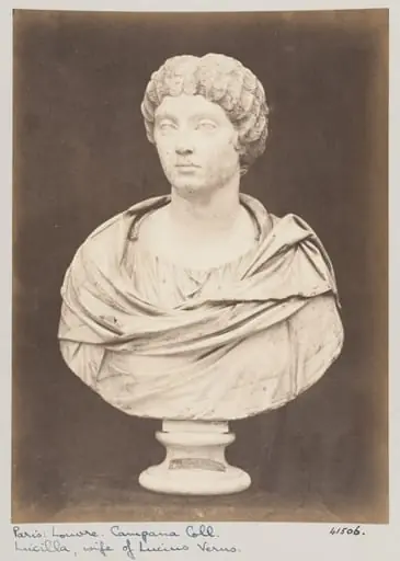 Marble Bust of Lucilla wife of Lucius Verus, by Louise Laffon