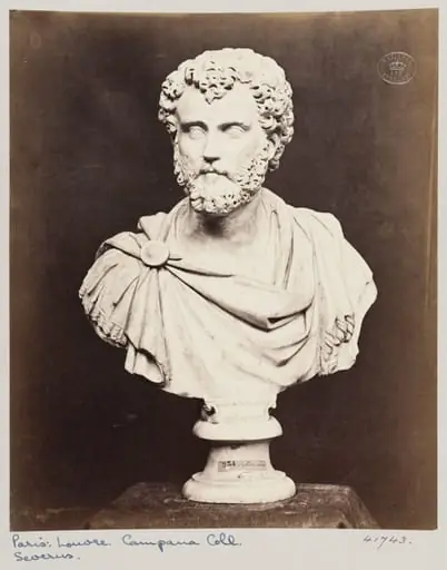 Marble bust of Septimus Severus, by Louise Laffon