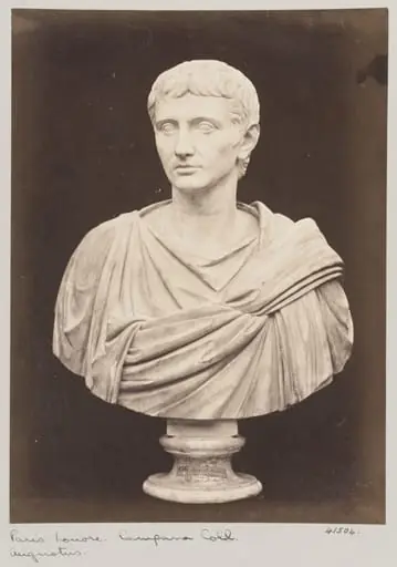 Marble Bust of the Emperor Augustus, by Louise Laffon
