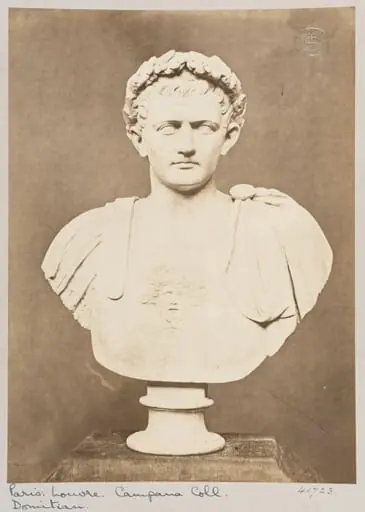 Marble bust of the Emperor Domitian, by Louise Laffon