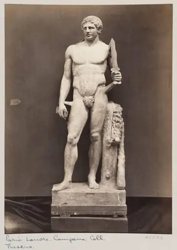 Marble Statue of Theseus, by Louise Laffon