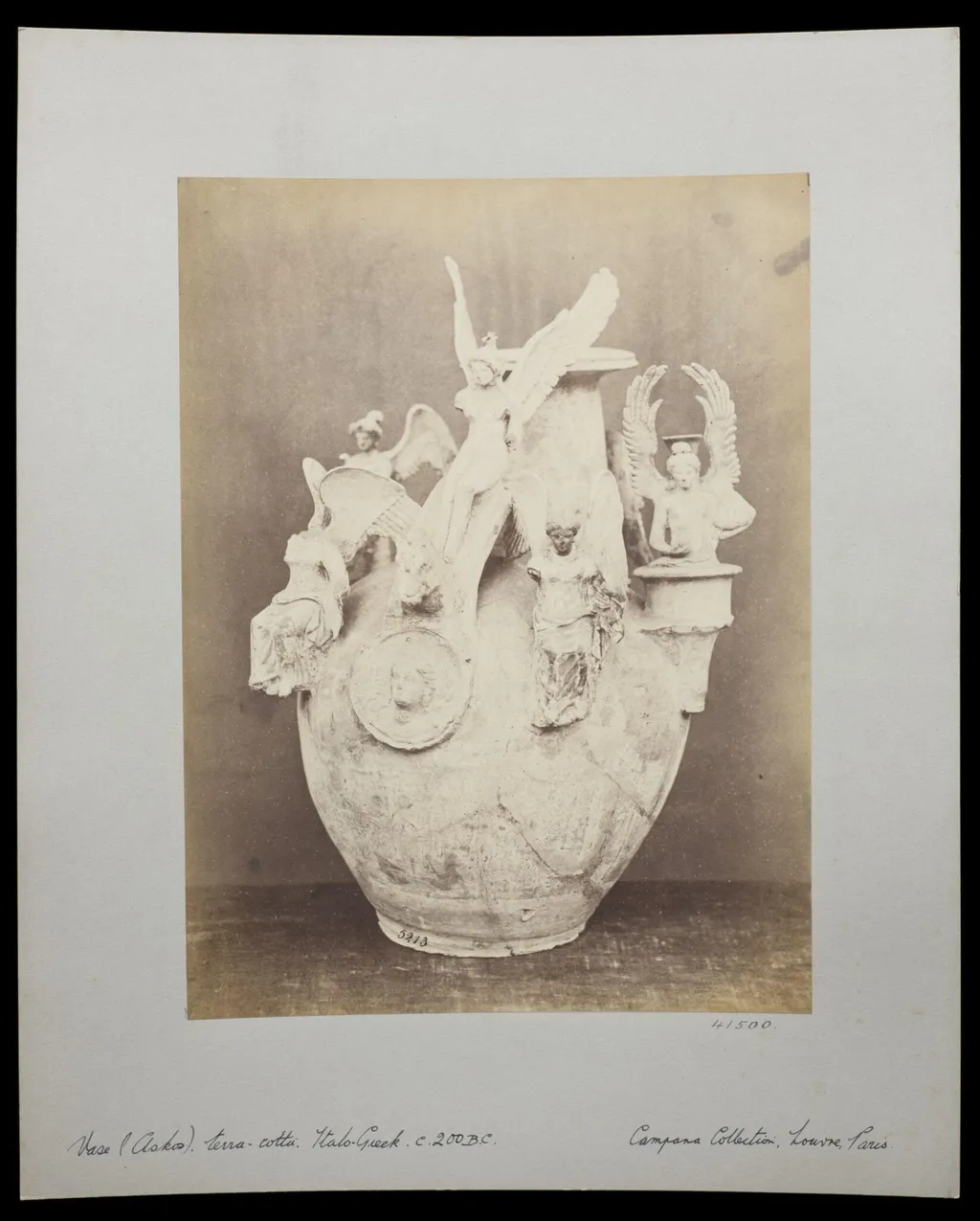Perfume Burner in terra cotta, by Louise Laffon, photographic, 1864