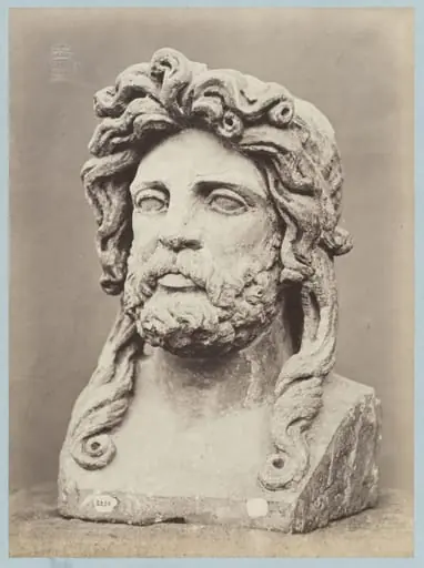 Terra cotta bust of unnamed male, by Louise Laffon