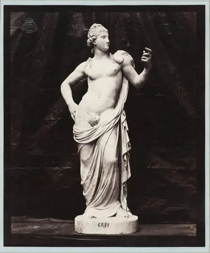 Unidentified marble statue, by Louise Laffon