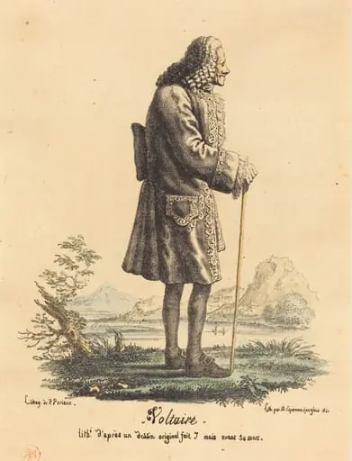 Voltaire, by Louise Marguerite Espérance Langlois