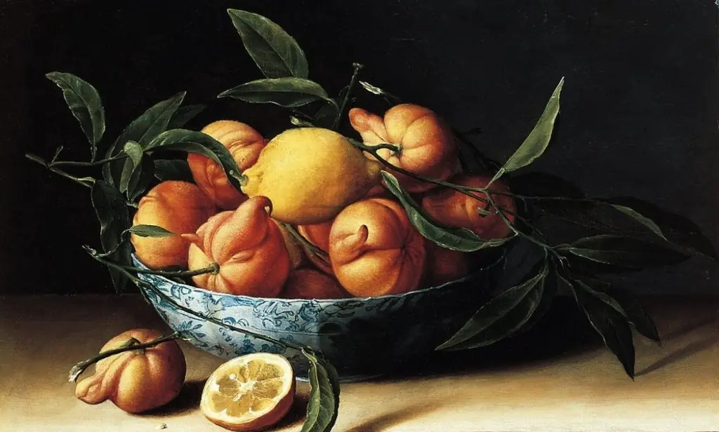 Still Life with Bowl of Curacao Oranges, by Louise Moillon