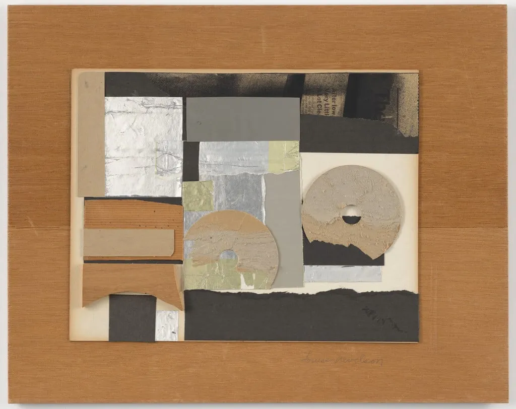 Untitled, by Louise Nevelson, oil, 1979
