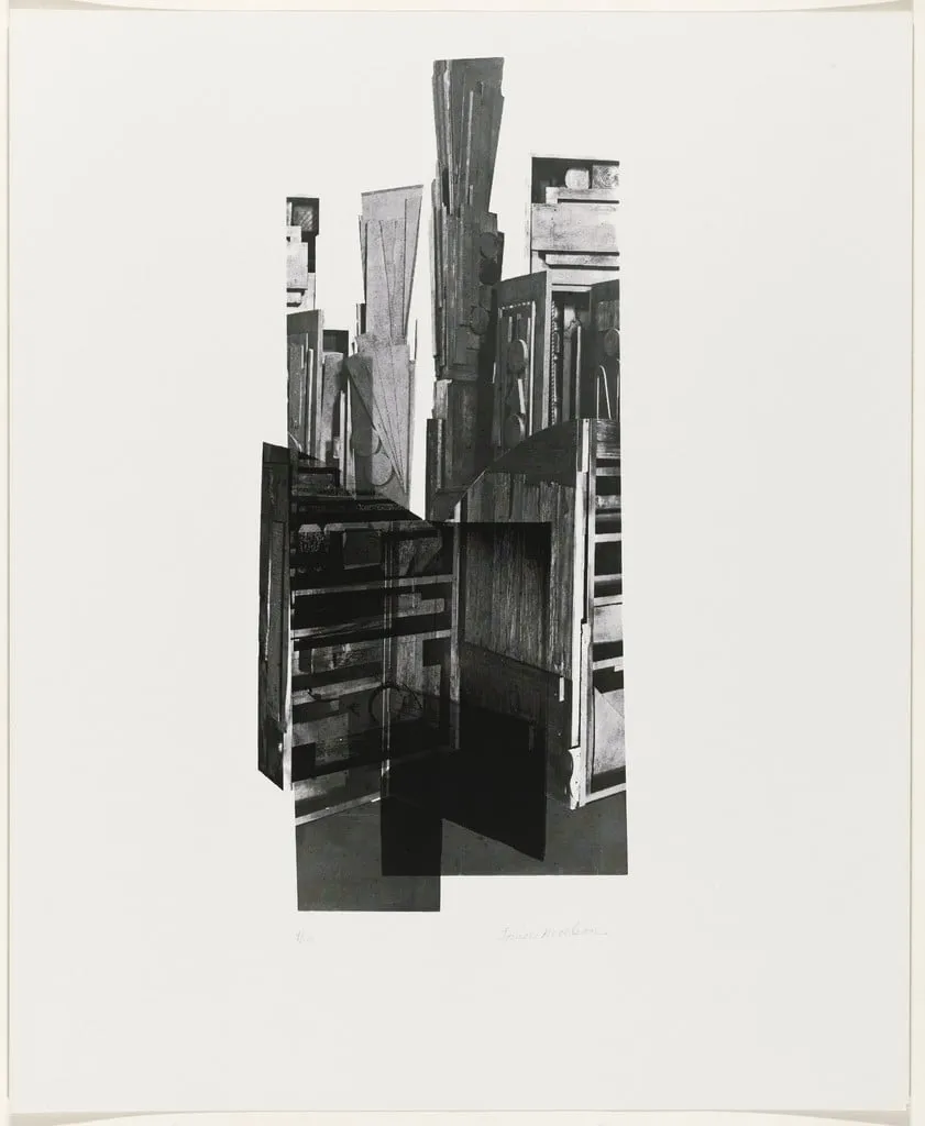Untitled, by Louise Nevelson, ink, 1967