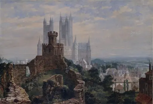 Lincoln Cathedral, by Louise Rayner