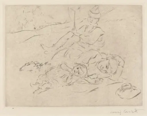 Auf dem Lande (In the Country), by Lovis Corinth