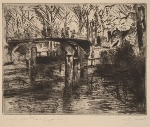 Aus Dem Tiergarten (From the Tiergarten), by Lovis Corinth