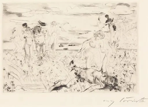 Bacchanal, by Lovis Corinth