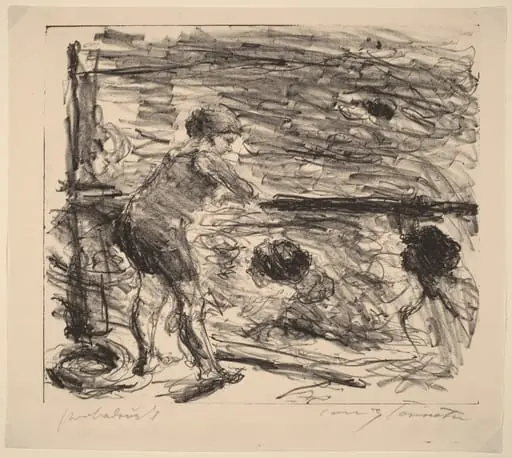 Badeanstalt (The Bath House), by Lovis Corinth
