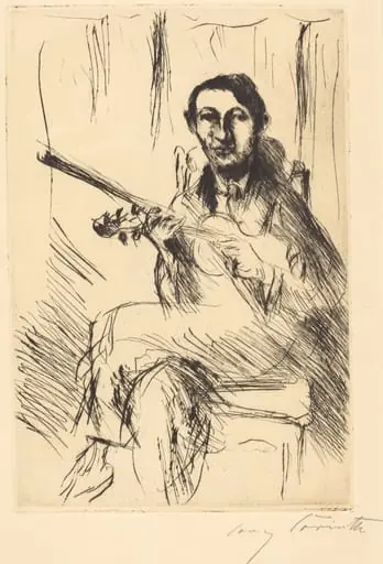 Bildnis Andreas Weissgaerber (Portrait of Andreas Weissgaerber), by Lovis Corinth