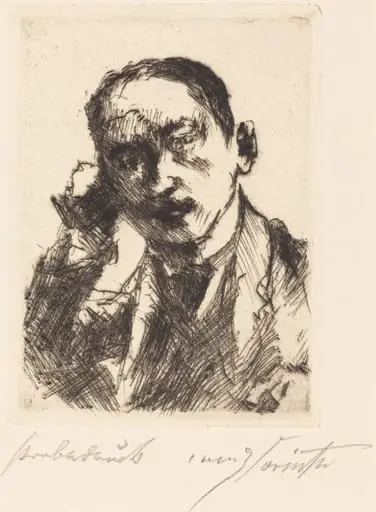 Bildnis K.S. (Portrait of K.S.), by Lovis Corinth