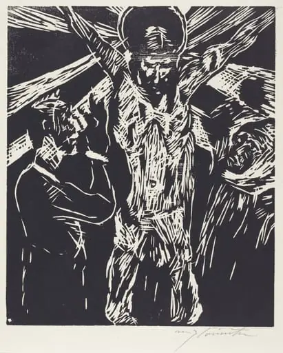 Christus am Kreuz (The Crucifixion), by Lovis Corinth