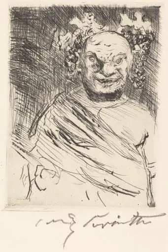 Das Gastmahl des Trimalchio: pl. I (The Banquet of Trimalchio: pl. I), by Lovis Corinth