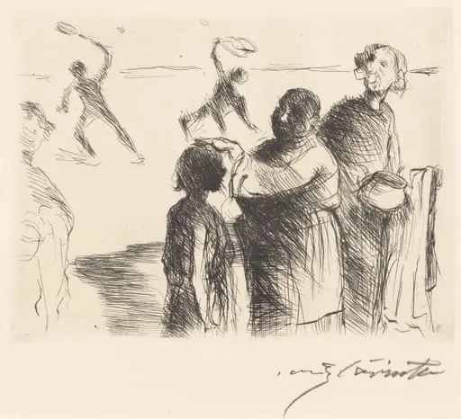 Das Gastmahl des Trimalchio: pl. II (The Banquet of Trimalchio: pl. II), by Lovis Corinth