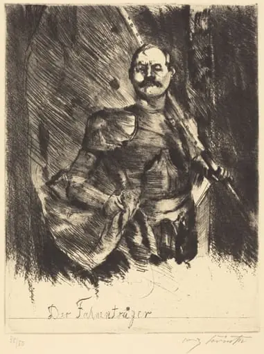 Der Fahnenträger (The Standard Bearer), by Lovis Corinth