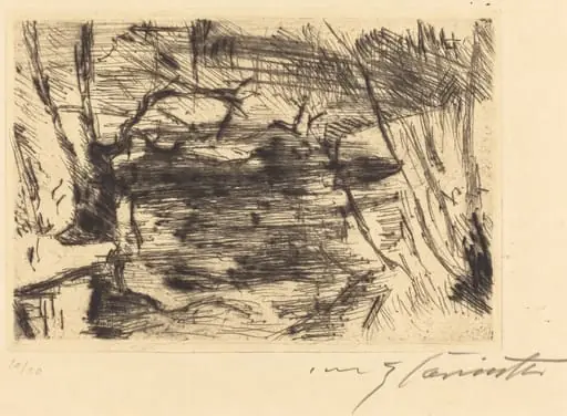 Der Neue See (The New Lake), by Lovis Corinth