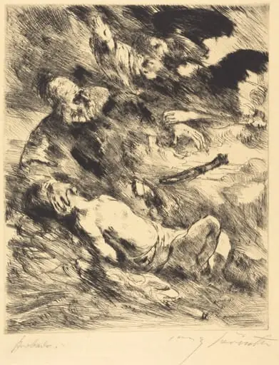 Die Opferung Isaacs (The Sacrifice of Isaac), by Lovis Corinth