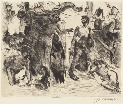 Die Versuchung des heiligen Antonius (The Temptation of Saint Anthony), by Lovis Corinth