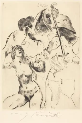 Frauenraub III (Abduction III), by Lovis Corinth