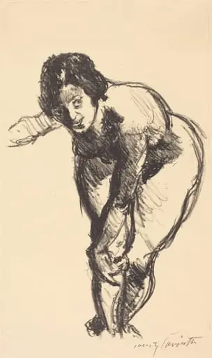 Gebeugter Akt (Nude Bending Forward), by Lovis Corinth