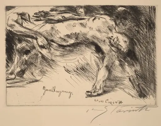 Grablegung (Burial), by Lovis Corinth