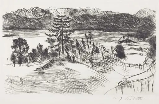 Grosse Walchenseelandschaft (Large Walchen Sea Landscape), by Lovis Corinth