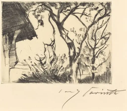Hausecke (Corner of a House), by Lovis Corinth