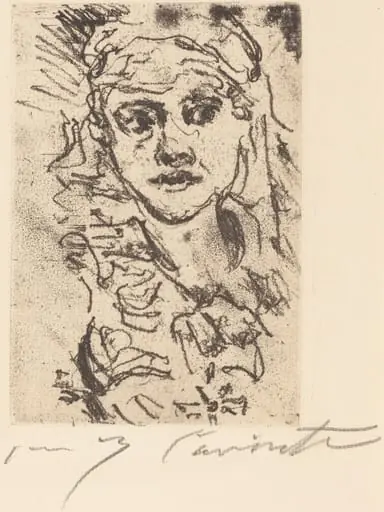 Henny Porten, by Lovis Corinth