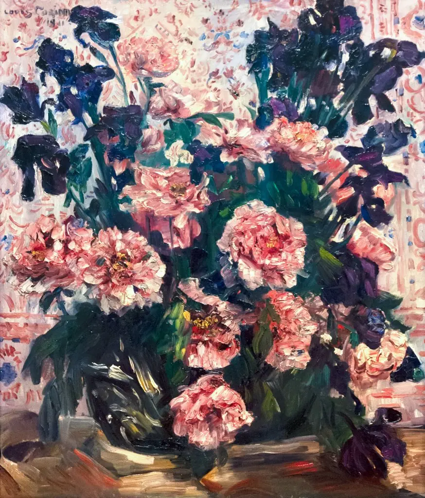 Iris und Päonien, by Lovis Corinth