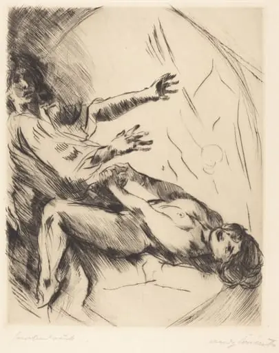Joseph und Potiphars Weib I (Joseph and Potiphar's Wife I), by Lovis Corinth