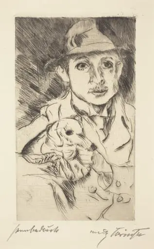 Knabe mit Hund (Boy with Dog), by Lovis Corinth
